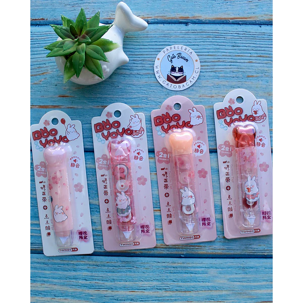 Corrector mas Pegamento diseño Conejitos