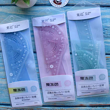 Set de reglas en tonos pasteles