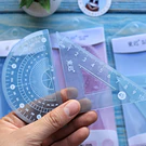 Set de reglas en tonos pasteles