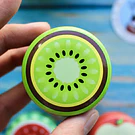 Sacapuntas con deposito diseño frutas 