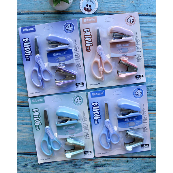 Set de Papeleria colores pasteles