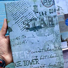 Libreta Ilustrada y empastada estilo Vintage