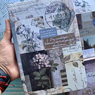 Libreta Ilustrada y empastada estilo Vintage