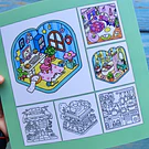 Libro para colorear estilo Boby Goods