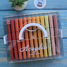 Marcadores acrilicos punta pincel 36 colores