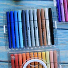 Marcadores acrilicos punta pincel 36 colores