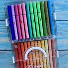 Marcadores acrilicos punta pincel 36 colores