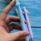 Boligrafo tinta negra, punta fina, Patita de gato