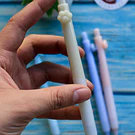 Boligrafo tinta negra, punta fina, Patita de gato