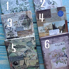 Libreta Ilustrada y empastada estilo Vintage