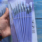 Set pinceles 12 Piezas colores Pasteles