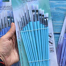 Set pinceles 12 Piezas colores Pasteles