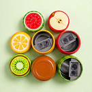 Sacapuntas con deposito diseño frutas 