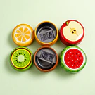 Sacapuntas con deposito diseño frutas 