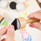 Set 2 esponjas redondas con mango de madera para sombreado Scrapbooking
