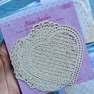 Blondas de Papel Vintage para Proyectos de Scrap