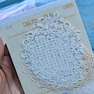 Blondas de Papel Vintage para Proyectos de Scrap