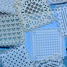 Blondas de Papel Vintage para Proyectos de Scrap