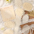 Blondas de Papel Vintage para Proyectos de Scrap