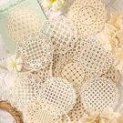 Blondas de Papel Vintage para Proyectos de Scrap