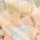 Blondas de Papel Vintage para Proyectos de Scrap