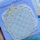 Blondas de Papel Vintage para Proyectos de Scrap