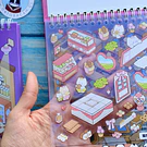 Libreta stickers escenario 3D, 20 Hojas argollada