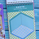 Libreta stickers escenario 3D, 20 Hojas argollada