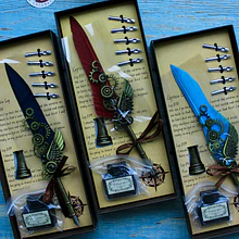 Set de Pluma y Tintero Vintage
