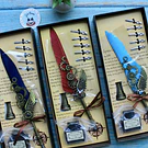Set de Pluma y Tintero Vintage