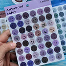 Stickers tipo dot, circulos y caritas