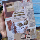 Libro de stickers y papel decorativo