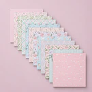 Set de Papeles decorativo diseño Paper Pad rosa y celeste