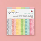 Set de Papeles decorativo diseño Spring Colors