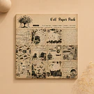 Set de Papeles decorativo diseño Arbol Vintage