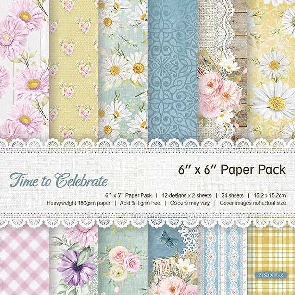 Set de Papeles decorativo diseño Time to Celebrate