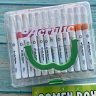 Set de Marcadores Acrilicos 60 Colores + Libro Coloring book punta pincel