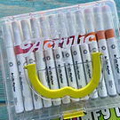 Set de Marcadores Acrilicos 48 Colores + Libro Coloring book punta pincel