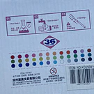 Set de Marcadores Acrilicos 36 Colores + Libro Coloring book punta pincel