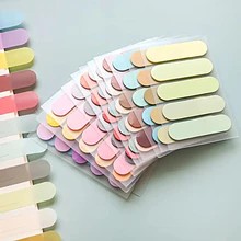 Set 10 mini notas adhesivas colores surtidos