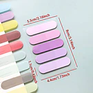 Set 10 mini notas adhesivas colores surtidos