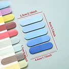 Set 10 mini notas adhesivas colores surtidos