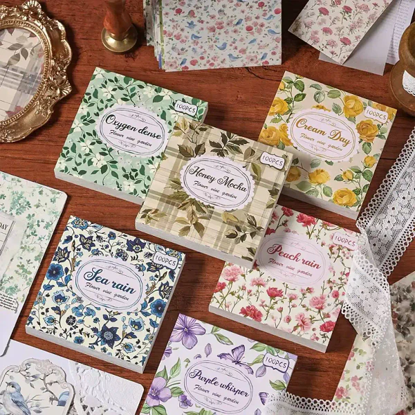 Libreta Papeles decorativos 100 hojas