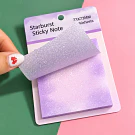 Notas adhesivas diseño glitter