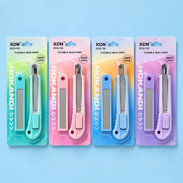 Cutter grande con repuesto colores pasteles