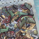 Libreta de escenario en 3D, edicion Halloween