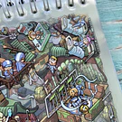 Libreta de escenario en 3D, edicion Halloween