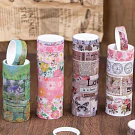 Cajita 18 cintas de Washi Tape diseños