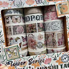 Cajita 18 cintas de Washi Tape diseños
