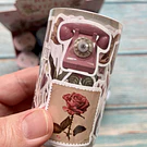 Rollo de stickers vintage